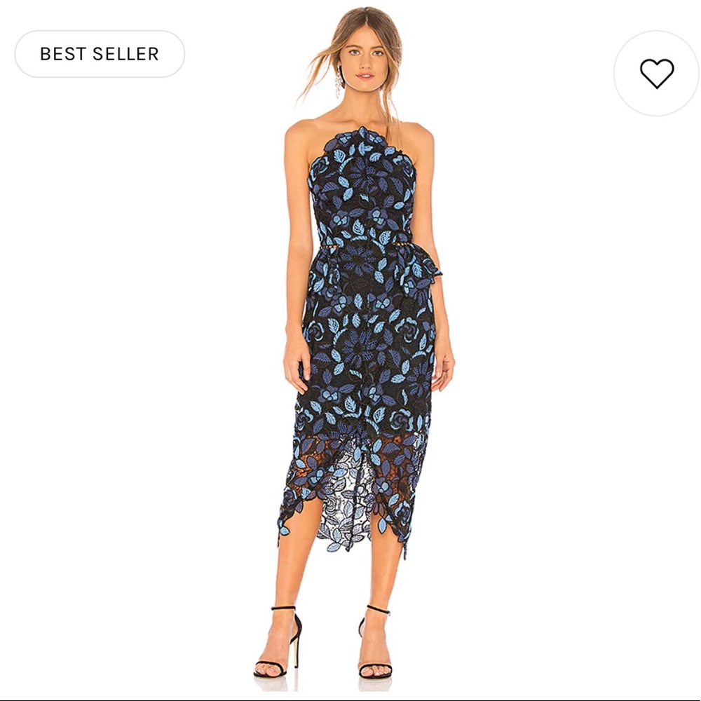 ELLIATT Times Dress in Blue Multi